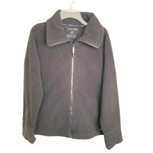 Calvin Klein Performance Men's Black Fleece Full Zip Jacket Size L